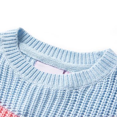 Vaikiškas megztinis, mėlynos spalvos, megztas, 92 dydžio
