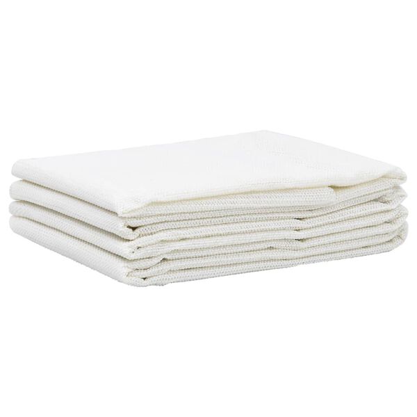 vidaXL Palapinės kilimėlis, baltos spalvos, 200x500cm