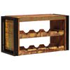 vidaXL Vyno stovas Ruda 80 x 45 x 33 cm Kieta atnaujinta mediena