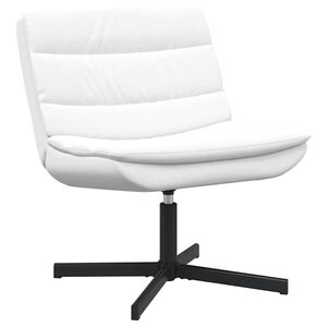 vidaXL Sukamasis krėslas Balta 63 x 75 x 76 cm PU
