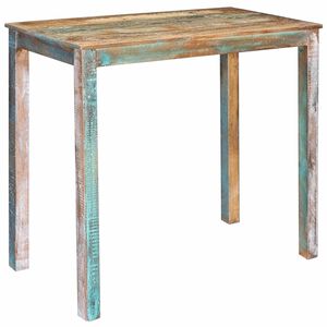 vidaXL Baro stalas 110 x 55 x 100 cm Kieta atnaujinta mediena