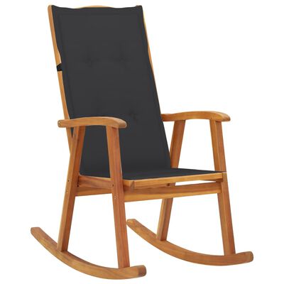 vidaXL Supama kėdė su pagalvėlėmis, akacijos medienos masyvas