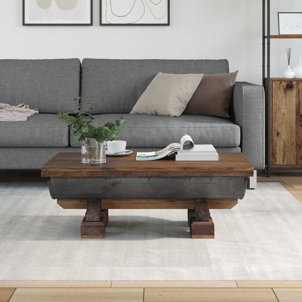 vidaXL Kavos staliukas Natūrali 90 x 50 x 35 cm Medis