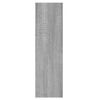 vidaXL Sieninė lentyna, pilka ąžuolo, 75x16x55cm, apdirbta mediena