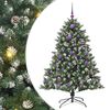 vidaXL Dirbtinė Kalėdų eglutė Žalia 150 cm PVC, plastikas ir plienas