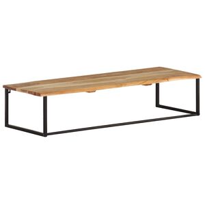 vidaXL Kabykla su gyvu kra&scaron;tu, 100x35x22cm, akacijos medienos masyvas