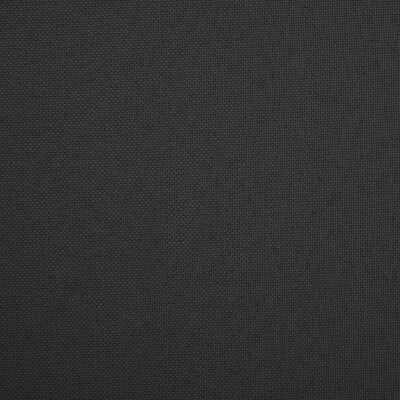 vidaXL Taburetės-daiktadėžės, 2vnt., juodos, dirbtinis linas