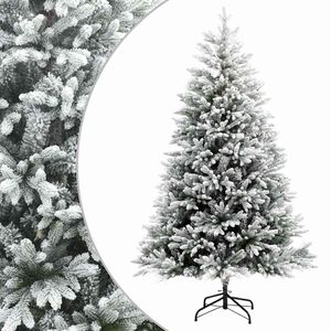 vidaXL Dirbtinė Sulankstoma Kalėdų Eglutė 240 cm PVC ir metalas