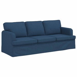 vidaXL Sofa Mėlyna 201 x 80 x 85 cm audinys
