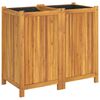vidaXL Sodo lovelis su įdėklu, 84x42x75cm, akacijos medienos masyvas