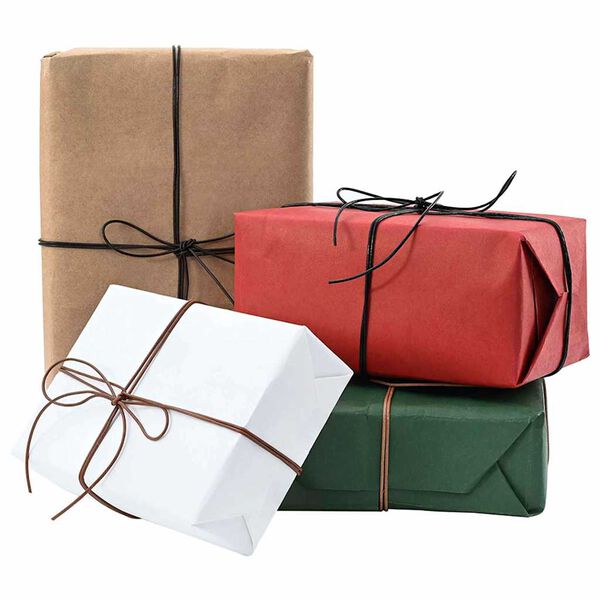 vidaXL Odinė gija Tamsiai rudas &Oslash;2 mm x 50 m Oda