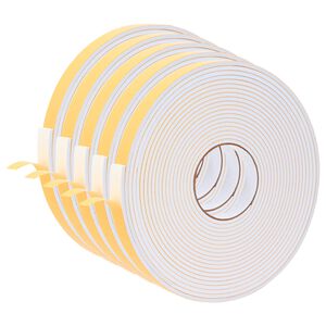 vidaXL Savigautinė putų juosta 5 vnt. Balta 20mm x 10m CR putplastis
