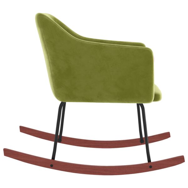 vidaXL Supama kėdė, &scaron;viesiai žalios spalvos, aksomas