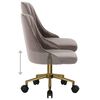 vidaXL Pasukamos valgomojo kėdės, 2vnt., &scaron;viesiai pilkos, aksomas