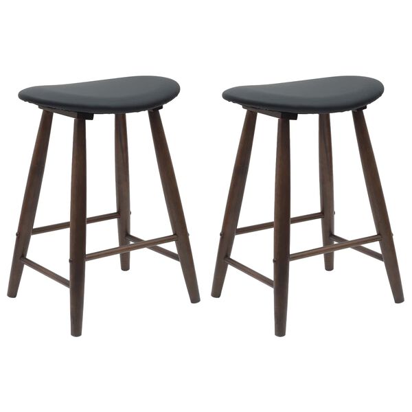 vidaXL Valgomojo kėdės 2 pcs &Scaron;viesiai rudas 46 x 37 x 63 cm