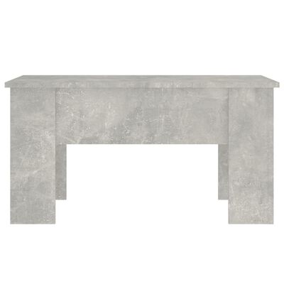 vidaXL Kavos staliukas, betono pilkas, 79x49x41cm, apdirbta mediena