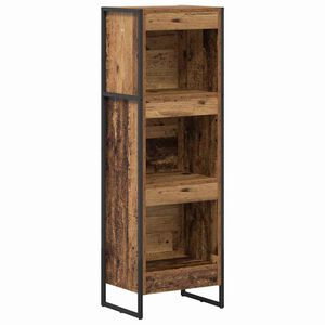 vidaXL Knygų spinta 40 x 30 x 121 cm Apdirbta mediena Senovinis medis