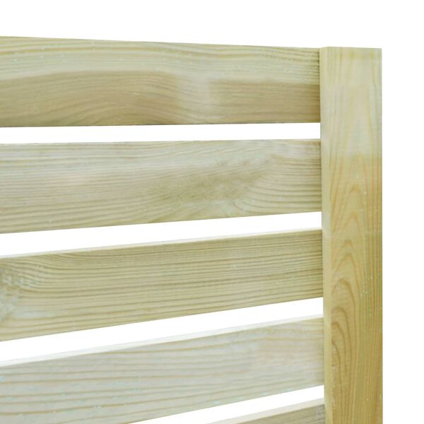 vidaXL Sodo tvoros plok&scaron;tė, impregnuota pu&scaron;ies mediena, 180x180cm