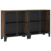 vidaXL Spintelės daiktams, 2vnt., rudos, 72x36x82cm, metalas ir MDF