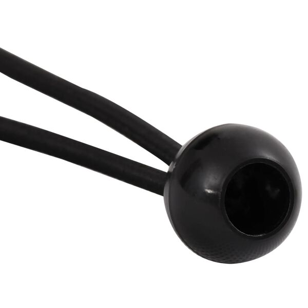 vidaXL Bungee virvelės su kamuoliukais, 50vnt., 21x0,5cm