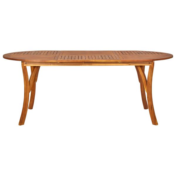 vidaXL Sodo valgomojo baldų komplektas, 7 dalių, juodos spalvos