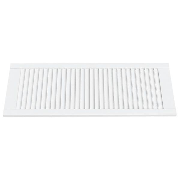 vidaXL Spintelės durelės, 2vnt., baltos, 99,3x39,4cm, pušis