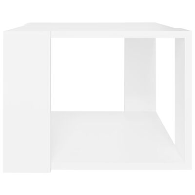 vidaXL Kavos staliukas, baltas, 40x40x30cm, apdirbta mediena
