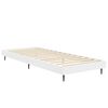 vidaXL Lovos rėmas, baltos spalvos, 75x190cm, apdirbta mediena