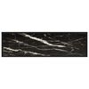 vidaXL Konsolinis staliukas, juodas, 120x35x75cm, grūdintas stiklas