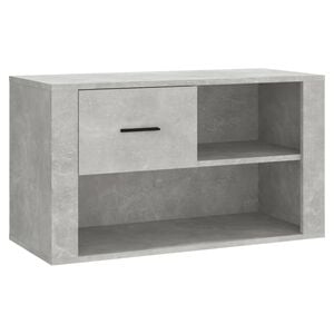 vidaXL Spintelė batams, betono pilka, 80x35x45cm, apdirbta mediena