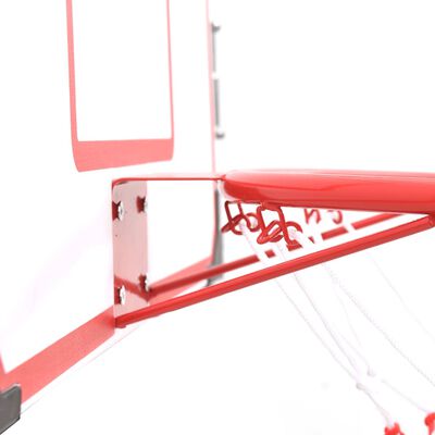 vidaXL Prie sienos montuojamas krepšinio lentos rinkinys, 5 dalių