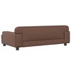 vidaXL Vaiki&scaron;ka sofa, rudos spalvos, 90x53x30cm, dirbtinė oda