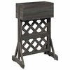vidaXL Vertikalus sodinimo trellis Pilka 48 x 30 x 70,5 cm