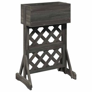 vidaXL Vertikalus sodinimo trellis Pilka 48 x 30 x 70,5 cm