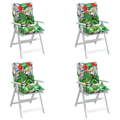 vidaXL Kėdės pagalvėlės, 4vnt., įvairių spalvų, oksfordo audinys