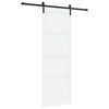 vidaXL Slankios durys 83 x 232 cm Pu&scaron;ies medienos masyvas