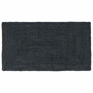 vidaXL Kilimas Tamsiai pilka 60 x 110 cm Džiutas