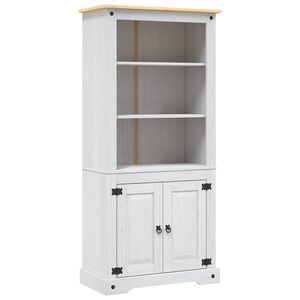 vidaXL Indauja, balta, 80x40x170cm, meksikinė pu&scaron;is, Corona serija