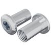 vidaXL Užrakto veržlė 2 vnt. Nikelio M6 x 25 mm Plienas