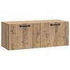 vidaXL Sieninė TV spintelė 78,5 x 31 x 30 cm Artisano ąžuolo
