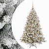 vidaXL Dirbtinė kalėdinė eglutė su rutuliuku 120 cm 150 LED