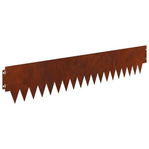 vidaXL Vejo kra&scaron;tas 30 pcs 103 x 20 cm metalas Rūdijanti
