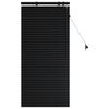 vidaXL Venecijos žaliuzės Juoda 65 x 130 cm 35 mm