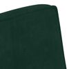 vidaXL Suoliukas, tamsiai žalios spalvos, 110x74x84cm, aksomas