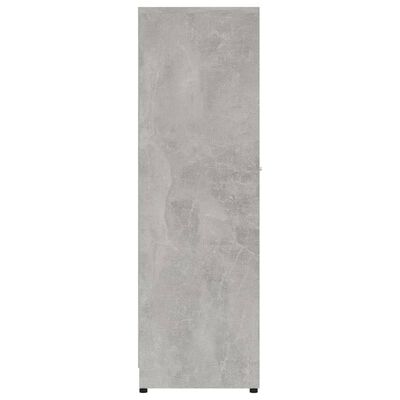 vidaXL Vonios kambario spintelė, betono pilka, 30x30x95cm, MDP