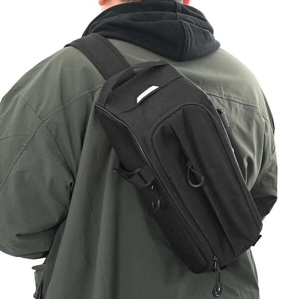 vidaXL Dviračių krepšys Juoda 38 x 16 x 16 cm Poliesteris