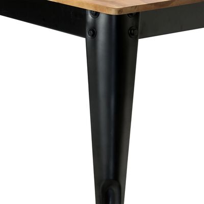 vidaXL Valgomojo stalas, 180x90x76 cm, akacijos medienos masyvas