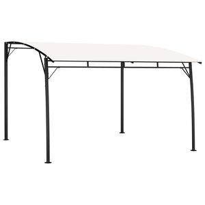 vidaXL Sodo markizė nuo saulės, kreminės spalvos, 3x3x2,55m