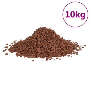 vidaXL Vulkaninės uolienos, raudonos spalvos, 10kg, 5&ndash;8mm