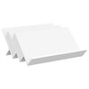 vidaXL Žurnalų stovas Balta 65 x 53 x 28,5 cm Apdirbta mediena